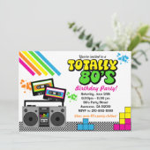 80-partijuitnodiging kaart (Staand voorkant)