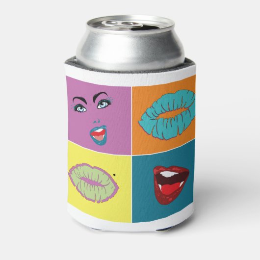 80 Pop Art Blikjeskoeler (Blikje Achterkant)