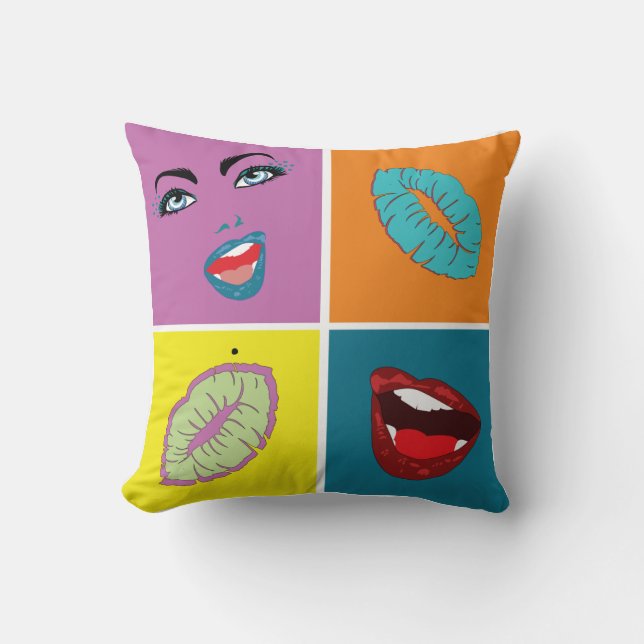 80 Pop Art Kussen (Voorkant)