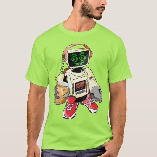 80 Proof 80s TronBot 2000 Shirt (Voorkant)