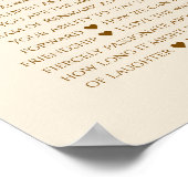 80 redenen waarom we van je houden op de 70e 60e v poster (Hoek)