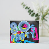 80 Retropartij Briefkaart (Staand voorkant)