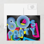 80 Retropartij Briefkaart (Voorkant / Achterkant)