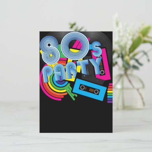 80 Retropartij Kaart (Staand voorkant)