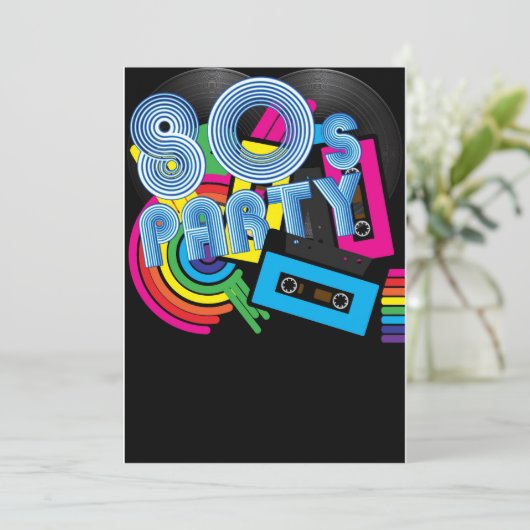 80 Retropartij Kaart (Staand voorkant)