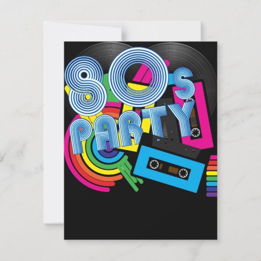 80 Retropartij Kaart (Voorkant)