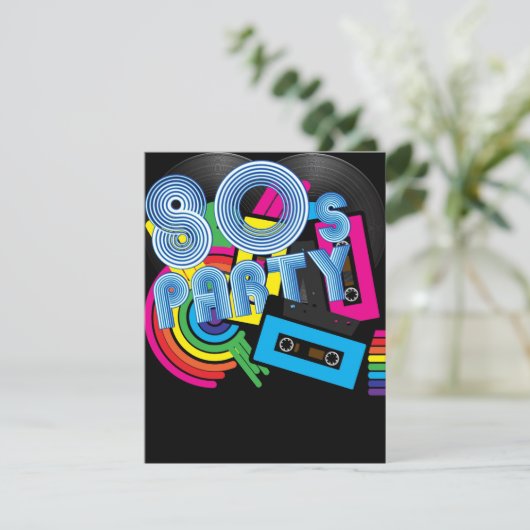 80 Retropartij Kaart (Staand voorkant)