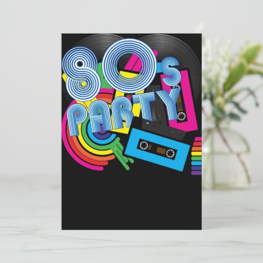 80 Retropartij Kaart (Staand voorkant)