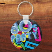 80 Retropartij Sleutelhanger (Voorkant)