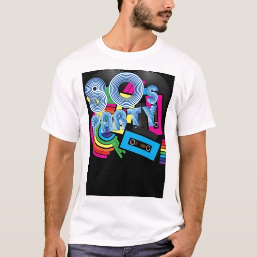 80 Retropartij T-shirt (Voorkant)