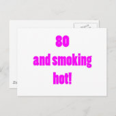 80 Roken, warm Briefkaart (Voorkant / Achterkant)