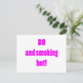 80 Roken, warm Briefkaart (Staand voorkant)