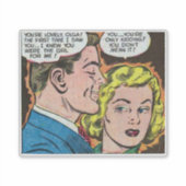 80-s Golden age Horror strips Sticker (Voorkant)