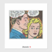 80-s Golden age Horror strips Sticker (Vel)