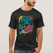 80’s Graffiti Vibes T-shirt (Voorkant)