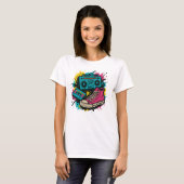 80’s Graffiti Vibes T-shirt (Voorkant volledig)