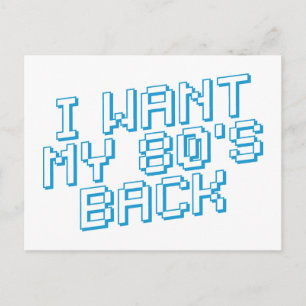 80 s Lover Briefkaart