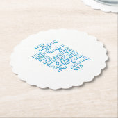 80 s Lover Kartonnen Onderzetters (Gekanteld)