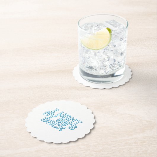 80 s Lover Kartonnen Onderzetters (Insitu)