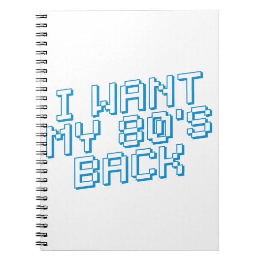 80 s Lover Notitieboek (Voorkant)