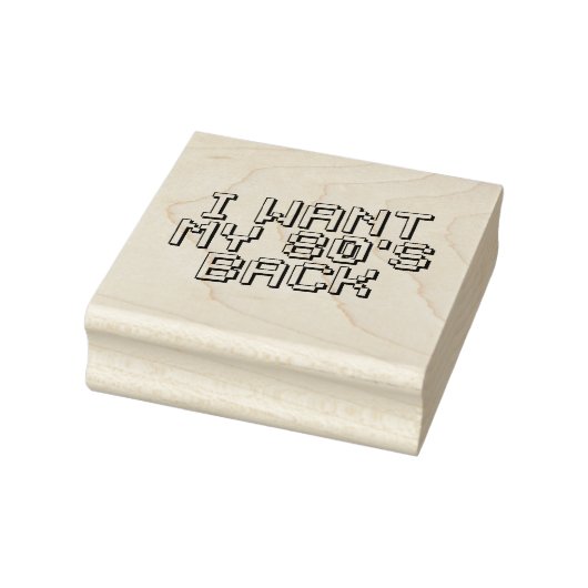 80 s Lover Rubberstempel (Stempel)