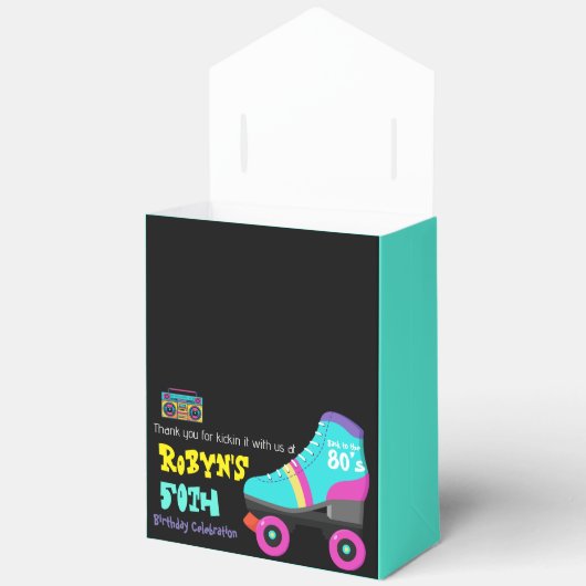80’s of 90s Thema Verjaardag Uitnodiging Bedankdoosjes (Open)