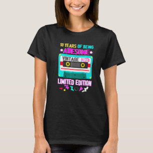 80 s Retro 10e verjaardag 10 jaar Geweldige T-shirt