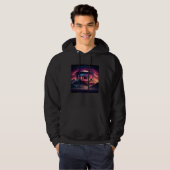 80 s Retro Cassette Tape in Celestial Environment Hoodie (Voorkant volledig)