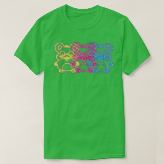 80 s Retro Hamsters Gift Hamster T-shirt (Design voorkant)