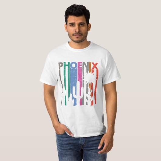 80 s  Retro Phoenix T-shirt (Voorkant volledig)