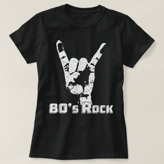 80 s Rock - 80 s Rock Band T-shirt (Design voorkant)