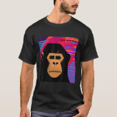 80 s Synthwave Be Monk T-shirt (Voorkant)