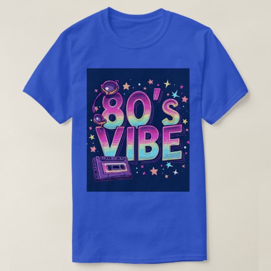 80’s Vibe Trendy T-Shirt (Design voorkant)