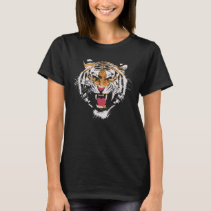 80 S Wilde tijger - Growling Face Sweater T-shirt