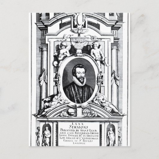 '80 Sermons die door dat geleerde Briefkaart (Voorkant)
