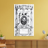 '80 Sermons die door dat geleerde Canvas Afdruk (Insitu (Woonkamer))