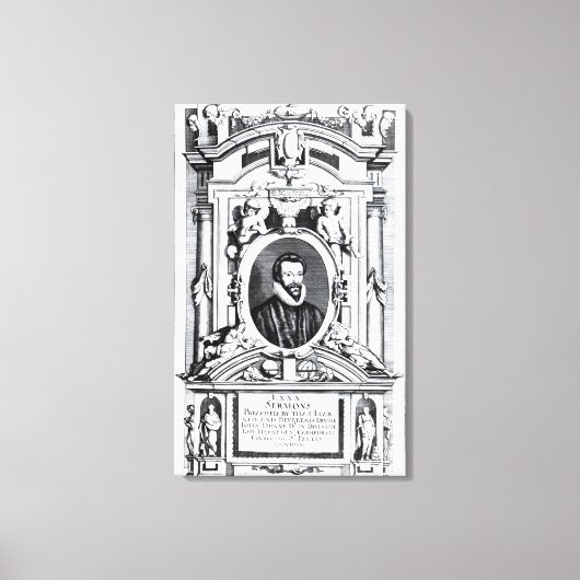 '80 Sermons die door dat geleerde Canvas Afdruk (Voorkant)