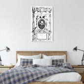 '80 Sermons die door dat geleerde Canvas Afdruk (Insitu (Slaapkamer))