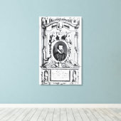 '80 Sermons die door dat geleerde Canvas Afdruk (Insitu (Houten vloer))