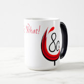 80 So What Wine Glass Inspirerend 80ste verjaardag Magische Mok (Voorkant rechts)