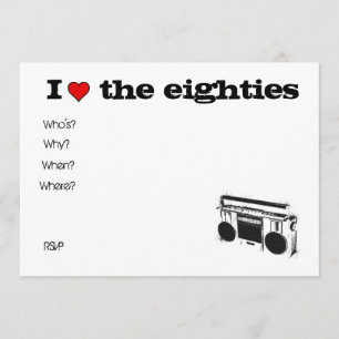 80-stereo-uitnodiging kaart