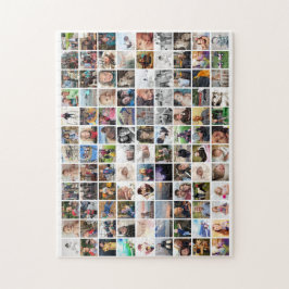 80 van je familie en vrienden fotocollage hier legpuzzel