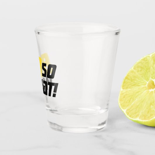 80 Wat grappig citaat Moderne 80ste verjaardag Shot Glas (Rechts)