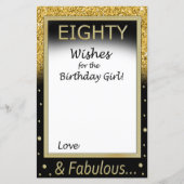 80 wensen voor het verjaardagsmeisje (Voorkant)