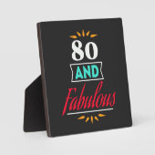 80 years old and fabulous saying fotoplaat (Voorkant)