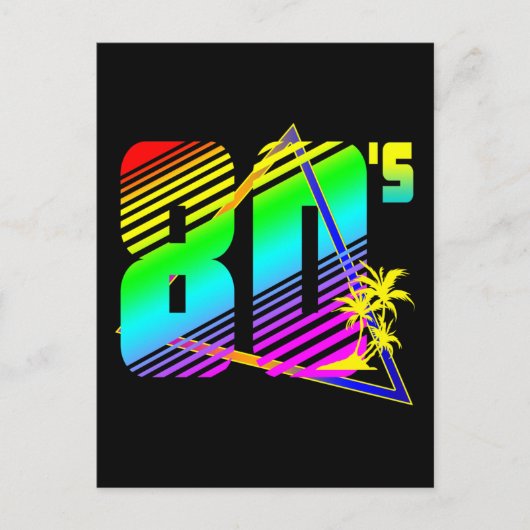 80 zonnepalmbomen briefkaart (Voorkant)