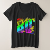 80 zonnepalmbomen grote maat t-shirt (Design voorkant)