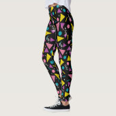 80 zwart en Retro Leggings (Links)