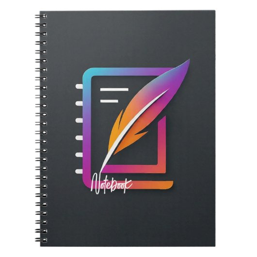 80 zwart-witpagina's notitieboek (Voorkant)