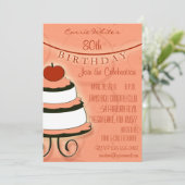 80e - 89e verjaardag van de uitnodigingen van de B (Staand voorkant)